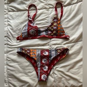Boho Zaful Bikini, brand new, halter top, super comfy!